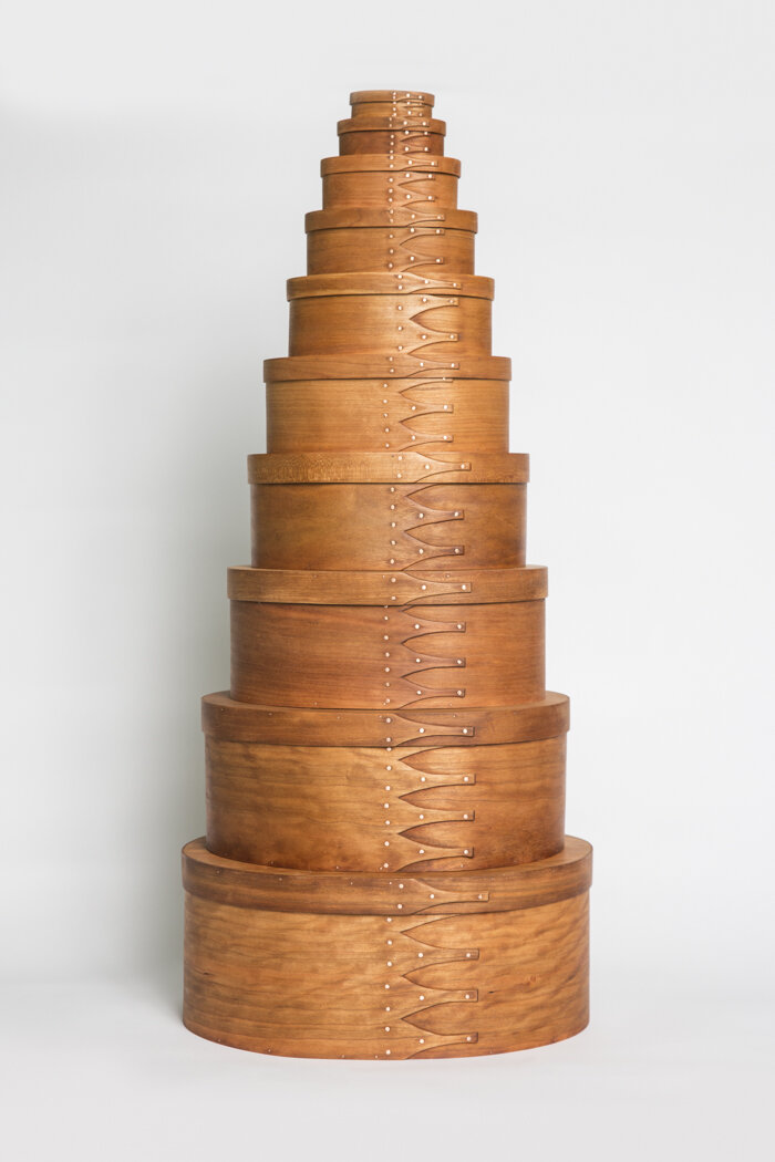 Cherry Oval Box — Shaker Sawdust Cherry Oval Box — Shaker Sawdust